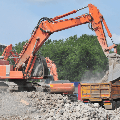 rubble removal and disposal service